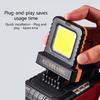 LED Workshop Light For Cordless Tool Batteries Adjustable Clamp Design 2 Mode Portable Task Lighting