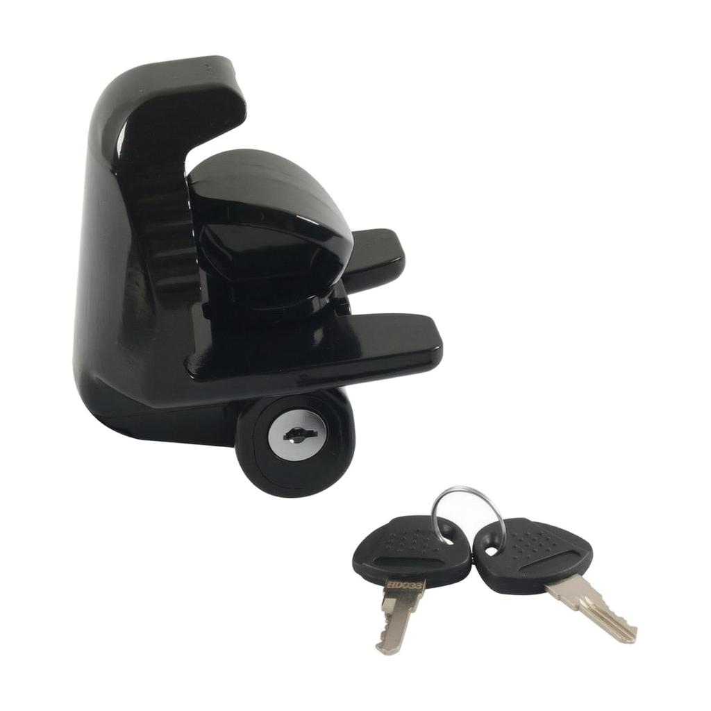 Trailer Coupler Lock AntiRemoval Latch PowderCoated for Towing, RV Travel,