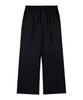 DRAW FIT [Fashion Planet X Drawfit] Cooling Relaxed Wide Elastic Waist Pants [Black]