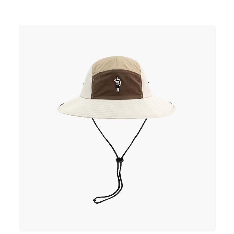 

Retro color matching quick drying bucket hat outdoor mountain visor mountain camping sun protection western denim Child