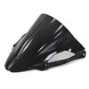 Motorcycle ZX6R Windshield For Kawasaki Ninja ZX 6R 636 ZX-6R 2024 Double Bubble Wind Windscreen Wind Deflectors Gray