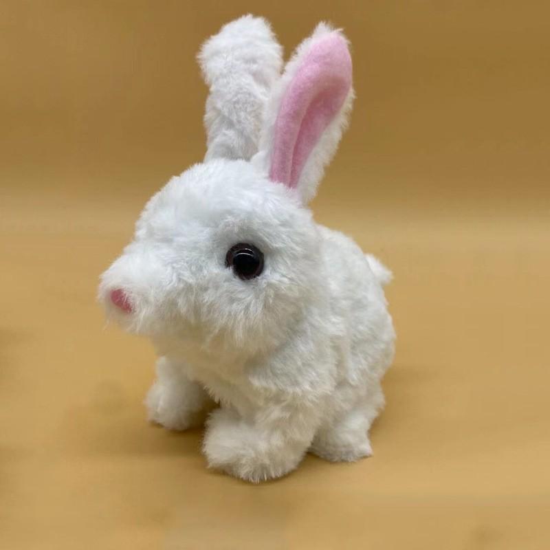 Simulation Pet Plush Electric Little  Can Jump And Bark Children's Play House Pet Electric Toy