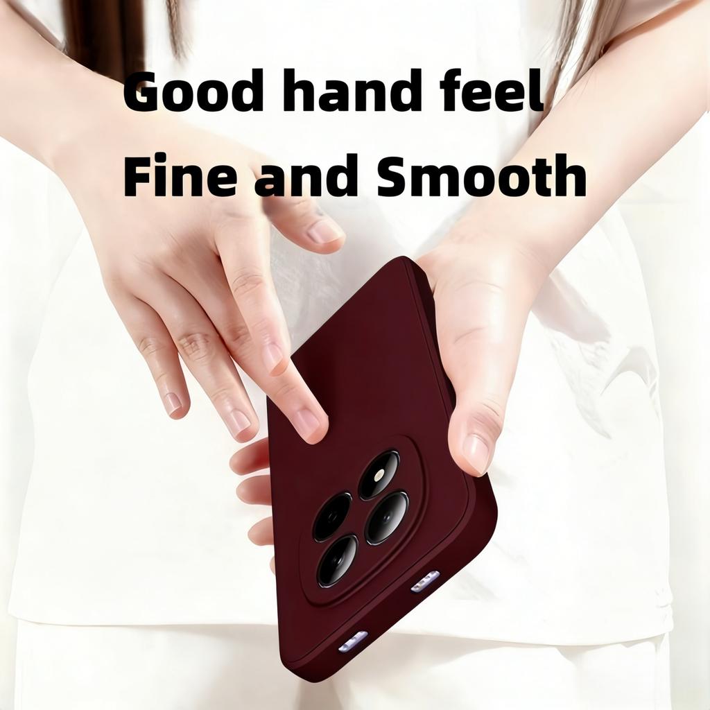 Fashion Solid Colour Shockproof Protective Liquid Silicone Phone Case For Redmi Note 15 14 13 PRO Plus 4G 5G