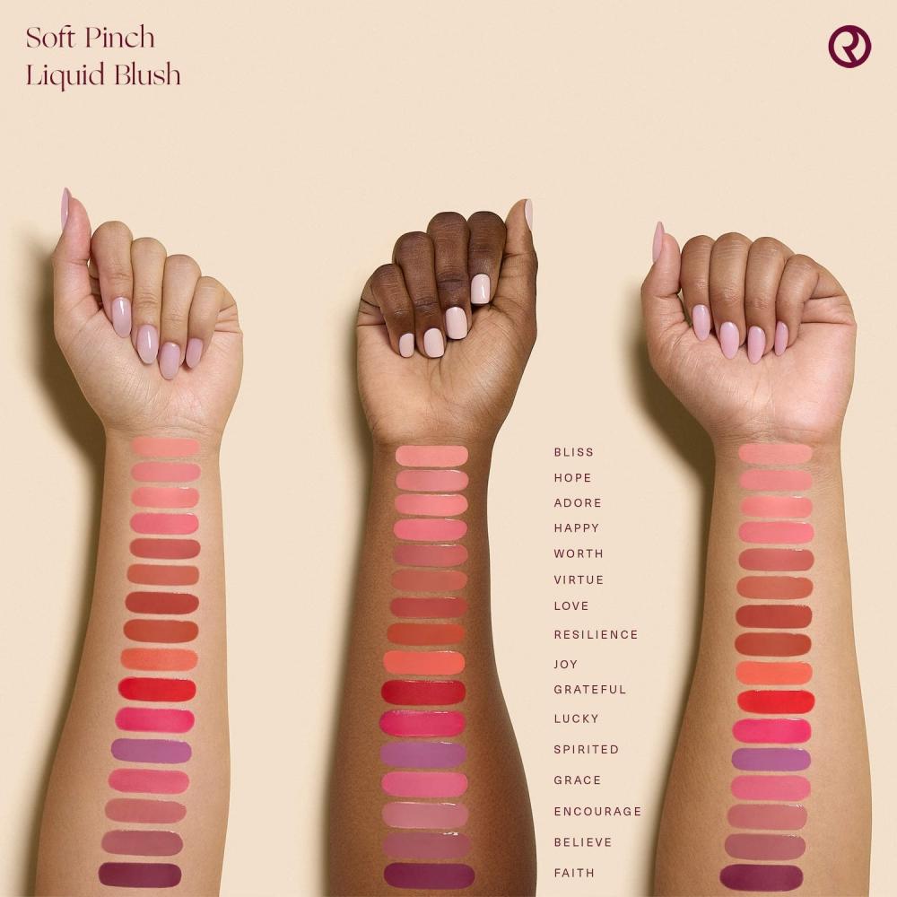 Rare Beauty By Selena Gomez Soft Pinch Liquid Blush 0.25 Oz 7.5 Ml Adore Bright Pink