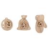 Bags Decor Xmas Clips Countdown Hanging Tags Christmas Advent Calendar Number Label Wooden Pendant