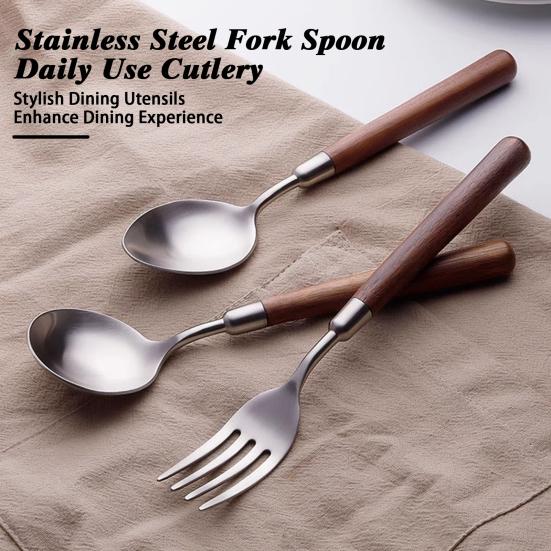 

Вилка из нержавеющей стали, ложка, детская посуда, не содержит BPA, ручка из АБС-пластика, столовые приборы для дома, отеля, кухни, обедов, пикников, кемпинга, свадебных приемов A