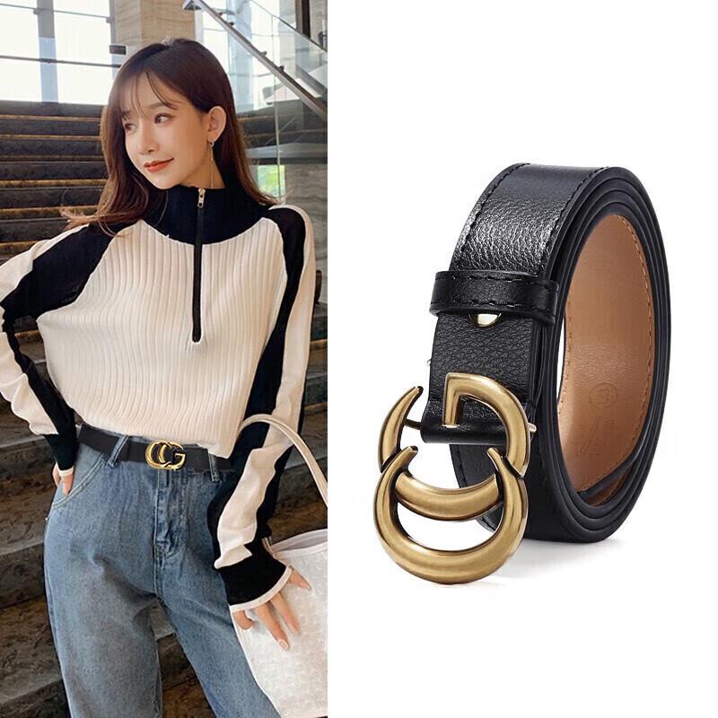 TUCANO Women s Second-Layer Cowhide Belt 90-105cm