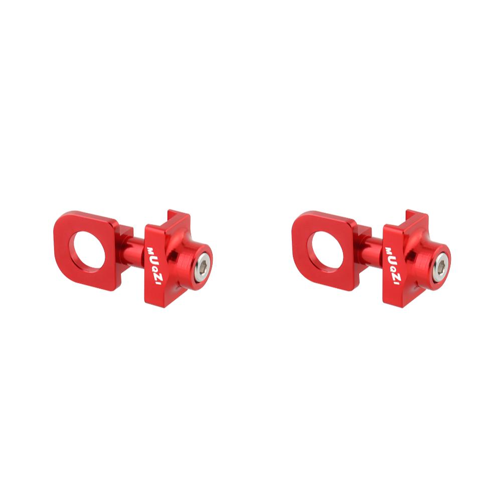 5-1PC Bicycle Chain Adjuster Aluminum Alloy CNC Bike Chain Tension Bolt Screw DIY Modification for Single Speed Bicycle Parts
