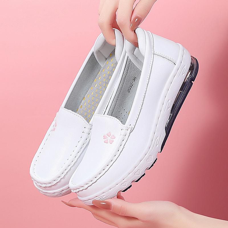 Nurse Shoes Soft Sole Breathable Doctor Shoes Thick Sole Spring Summer Not Tired Foot Medical Shoes