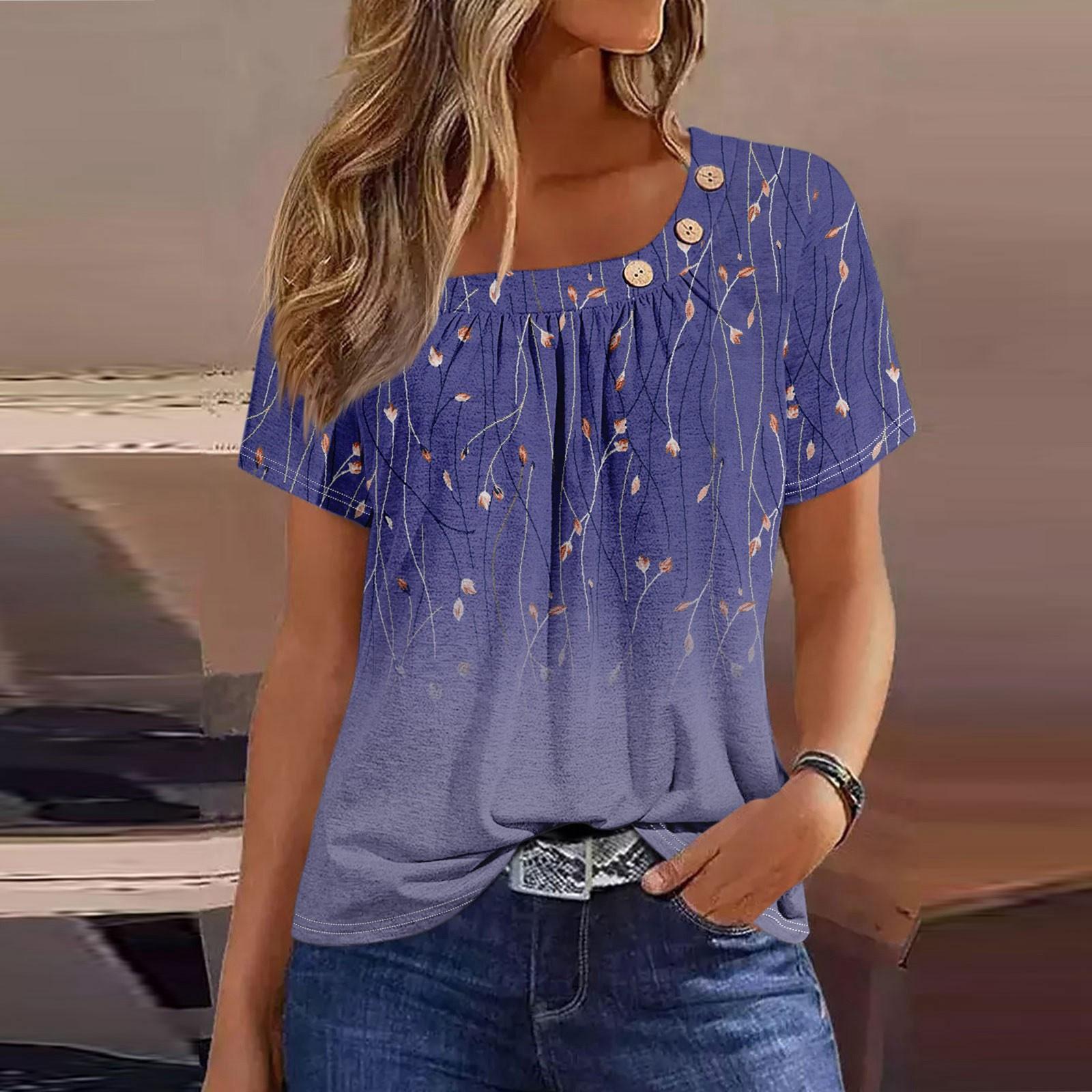 Женская мода с принтом и круглым вырезом — фото 8