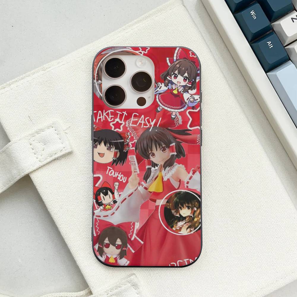 Classic Game Touhou Project For IPhone 17 16 15 11 12 13 14 Pro Max Plus Pro Corrugated Translucent Back Phone Cover