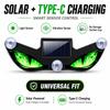 Solar Devil Eyes Car Lights Suction Cup Car Warning Light New Car Atmosphere Light