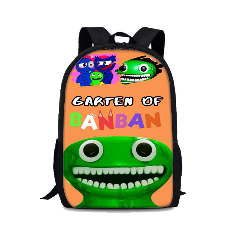 Cartoon Youthful Garten of Banban Student School Bags Notebook Backpacks 3D Printed Oxford Waterproof Boys/Girls Travel Bags