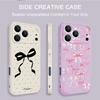 Pour Coque iPhone 17 Pro Max Motif Nœuds Papillon Soyeux de Luxe Magnétique Pour Magsafe Coque Souple Pour iPhone 16 15 14 13 Pro Max 17E 16E