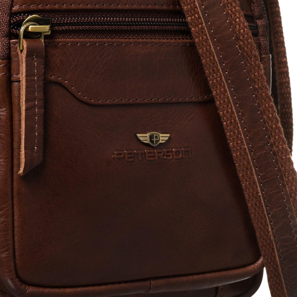 PTN M23-TUM-0406 Brown Leather Bag