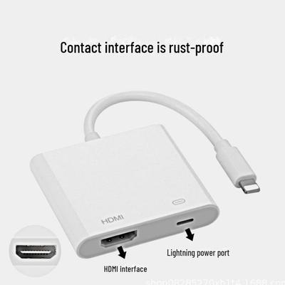 Lightning To HDMI Adapter: Plug and Play iOS HD Screen Device