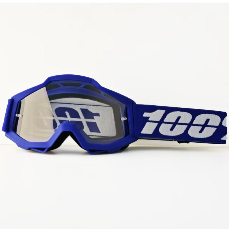 Motorrad Fahrbrille Winddicht Sportbrille Vollrahmen PC-Linse Austauschbar Unisex Fahrradbrille