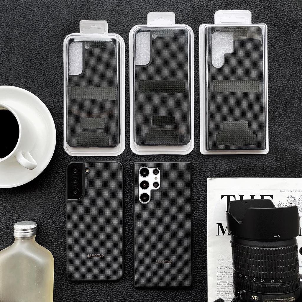 Samsung S25 Ultra Cross Pattern Case for Note20 Ultra/S22 Ultra - Full Protection Back Shell