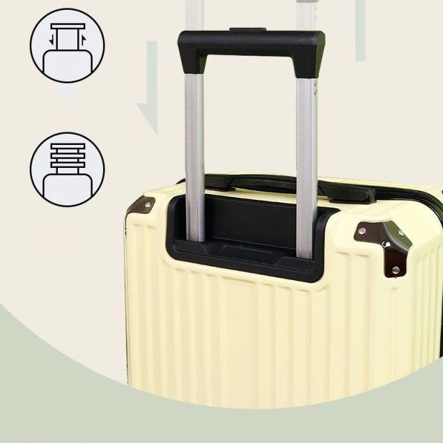 New 20 Inch Boarding Luggage, Small and Lightweight Travel Suitcase, Luggage with Pull Rod, Light Sound Anti-collision Universal Wheel, Password Box
