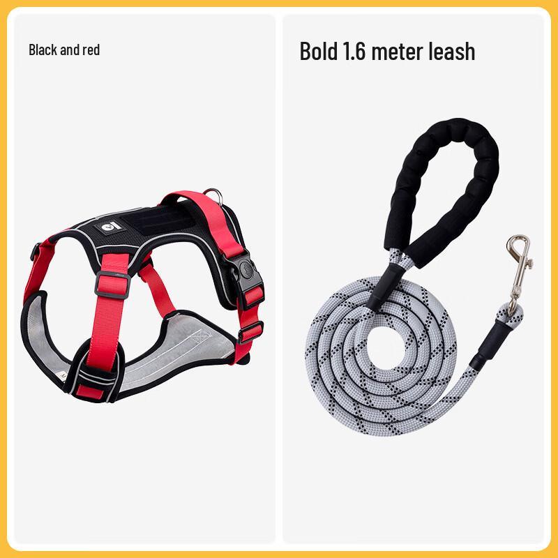 Pet Anti-Pull Vest Harness and Leash Set
