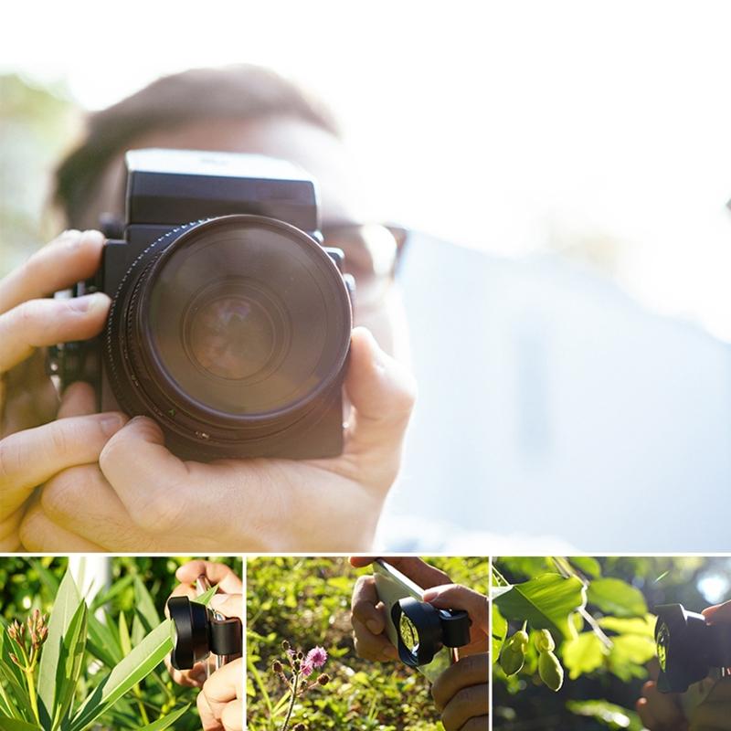 Professionelle Handykamera Externes Objektiv Universal 75mm 10X Makroobjektiv für 90% Handy-Makrofotografie