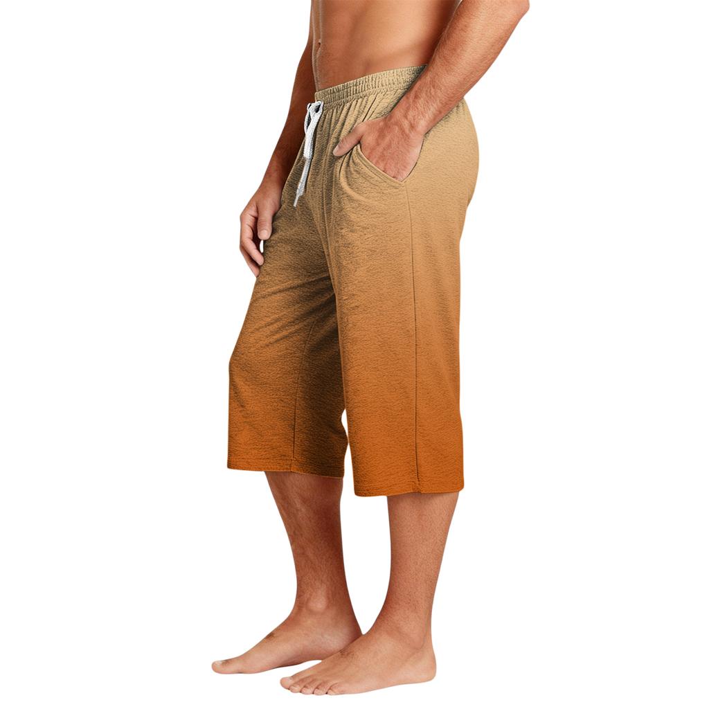 Herrshorts, casual, med dragsko, kort