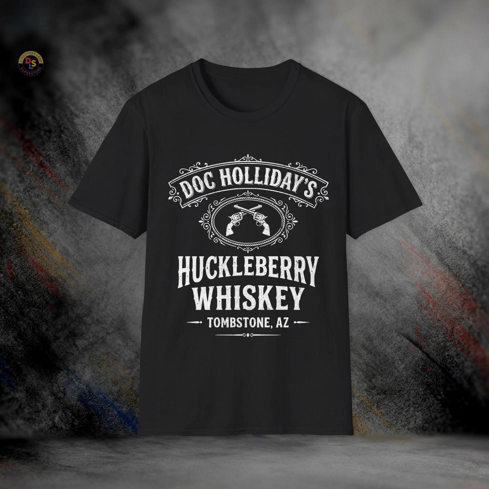 Doc Holliday s Huckleberry Whiskey Tombstone T-Shirt | Softstyle Tee XXL
