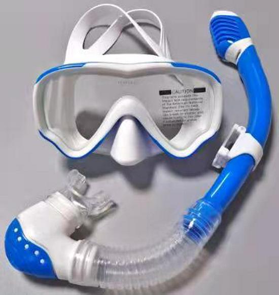 Full Face Kids Snorkel Set with Anti-Fog Diving Mask and Goggles