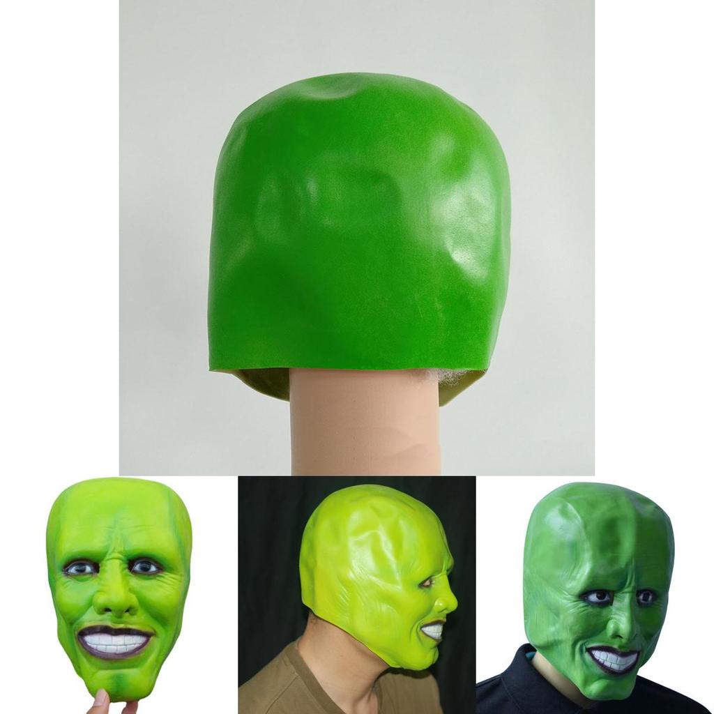 Terrifying Gold Carry Character Mask For Film Performances And Parties