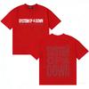 2026 System of A Down Modello Classico Tour Stampa Double Face Morbido Cotone Comfort Manica Corta Unisex Fan Uomo e Donna Maglietta
