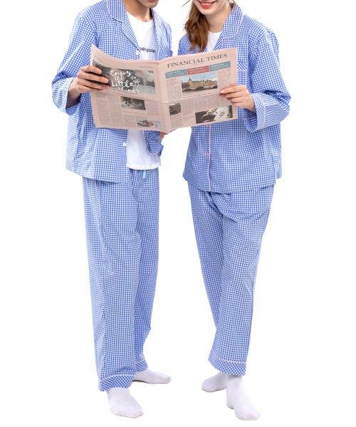 

[Airgil] Couple s 100% Cotton Pajama Set [Shipped from Korea] 100% Authentic Blue M