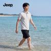 JEEP Men's Casual Short Sleeve Polo Shirt