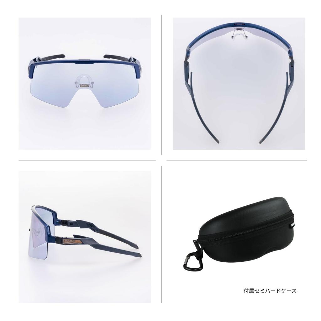 Made In Japan Sports Sunglasses Golf Mirror ULTRA LENS Coating On the Back Large Lens Flat Lens That Minimizes Visual Discomfort CONTRAIM MEBL Silver