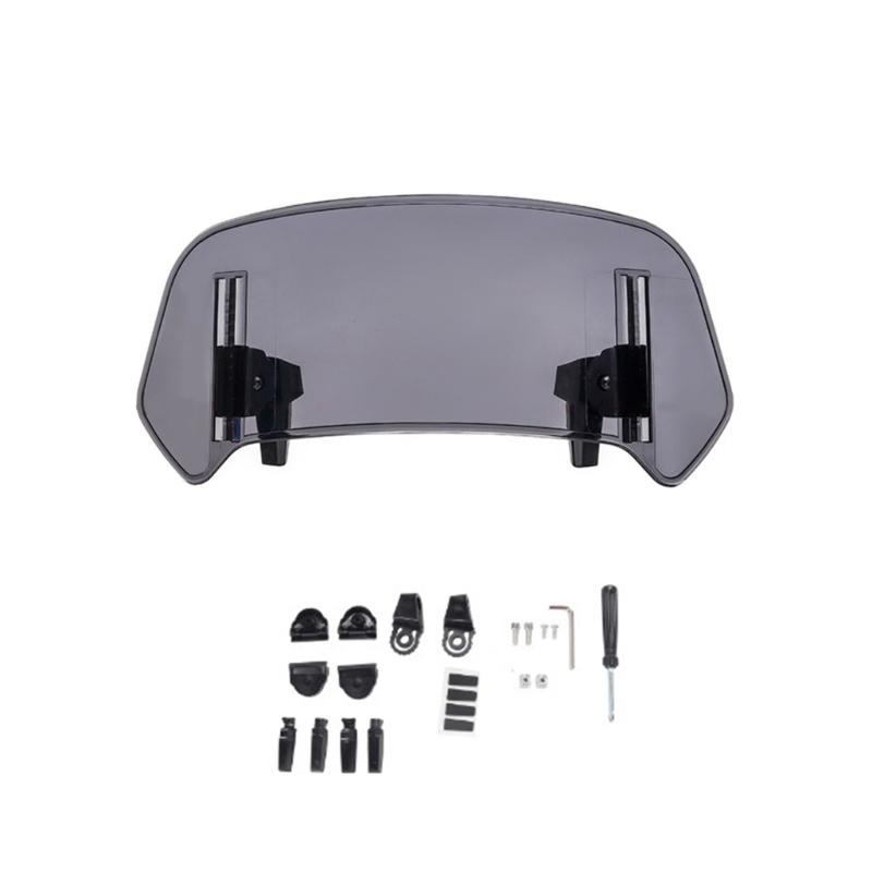 Foldable Motorcycle Windscreen for Bikers Travel Friendly Easy Carry Windshield