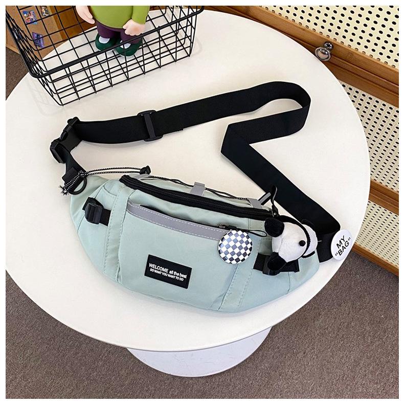 Unisex Chest Bag Simple Storage Bag Lightweight Travel Small Backpack Crossbody Bag Fashion Casual Single Should Bags