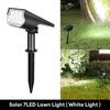 Ultra Bright Outdoor 7LED Solar Landscape Spot Light Waterproof Brightness Adjustable Solar Spotlight Garden Patio Walkway Decor