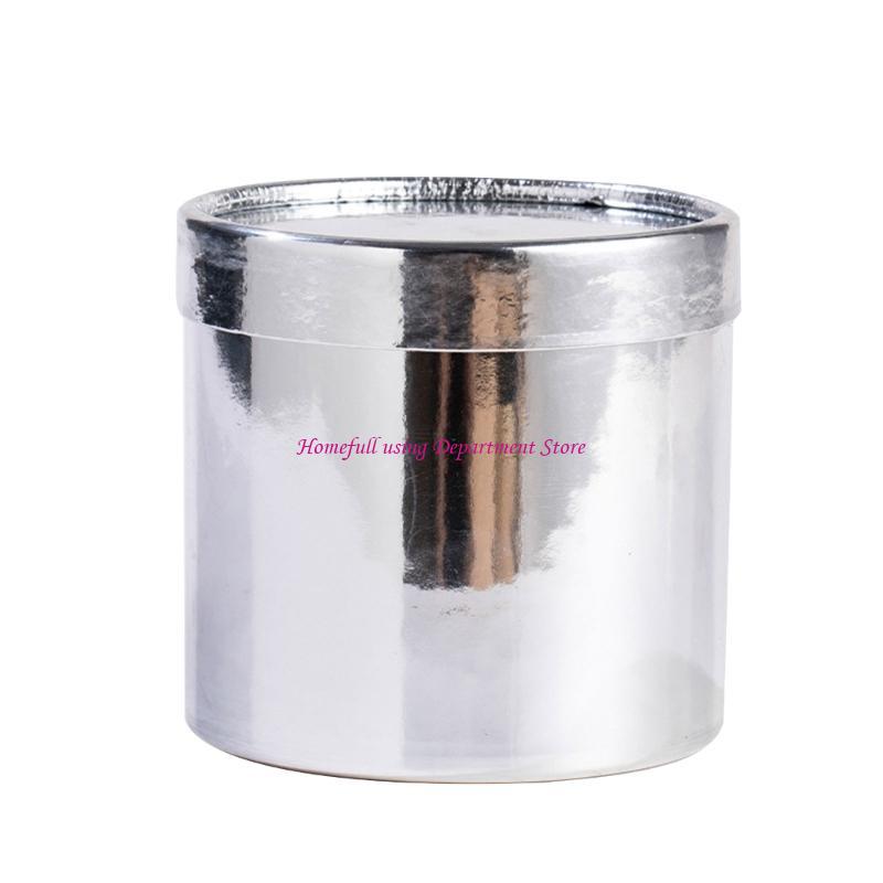 Blomlåda Rund Papppresentlåda Bröllopsfest Rosblomma Förpackning Dekorationer Alla Hjärtans Dag Presenter Tillbehör