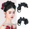 Hairpiece Synthetic Hanfu Chignon Headwear Princess Bow Hair Bun  Cheongsam