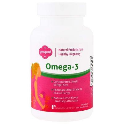Gousse de pois, Oméga-3, Agrumes Naturels, 90 Gélules Molles