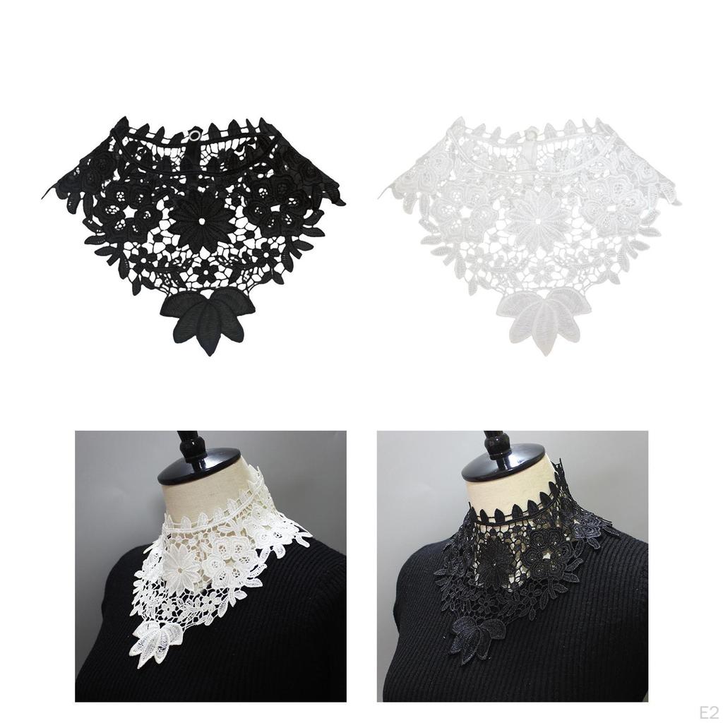 Lace False Detachable Blouse Shirt for Women Accessories
