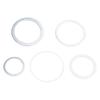 5Pcs Cutter Blade Bushing Reducers Corrosion Resistant Professional Design Stainless Steel Various Size Tool Components