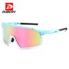 DUBERY Colorful sports cycling polarized sunglasses with large frames and UV protection D360
