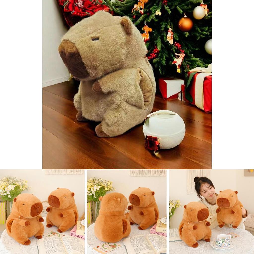 Soft And Cozy Capybara Plush Toy For Winter Hand Warmer And Cuddle Buddy Gift