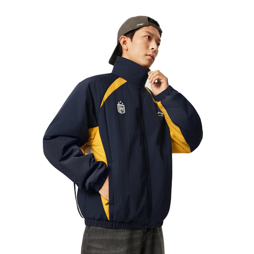 Li Ning Sports Lifestyle Series Windproof Water-Repellent Stand Collar Jacket Unisex Jacket AJMV255-2