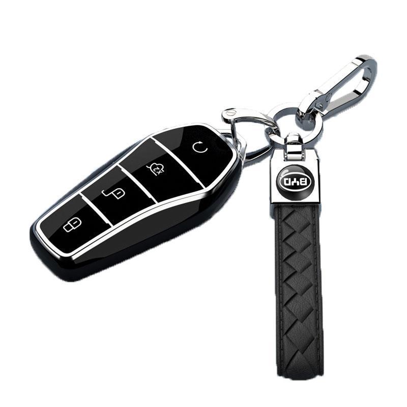 2025 BYD Yuan PLUS Kryt na klíč od auta s vysoce kvalitním ochranným řetízkem pro muže a ženy