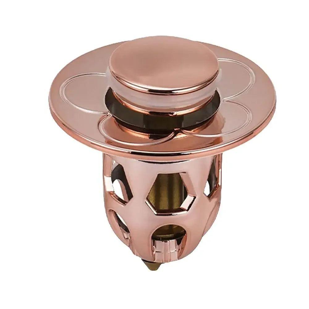 Pressing Type Filter Accessories Bounce Drain Plug 3 Color Drain Filter  Basin