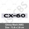 CX30 CX50 CX60 CX90 Letter Logo Rear Trunk Emblem Badge Styling Body Tailgate Sticker
