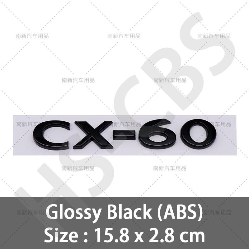 CX30 CX50 CX60 CX90 Letter Logo Rear Trunk Emblem Badge Styling Body Tailgate Sticker