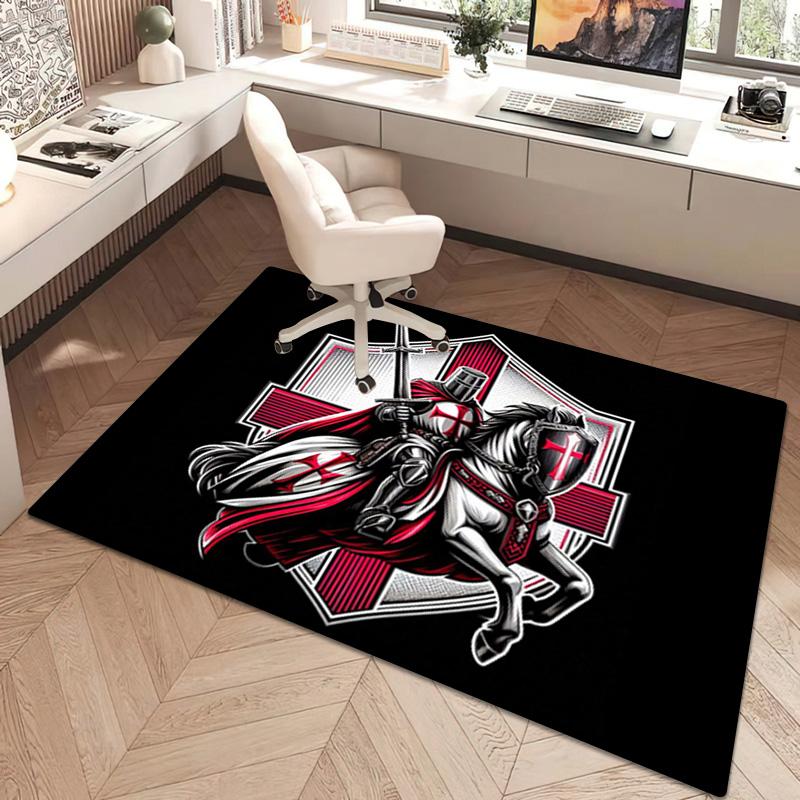 Knights Templar Rug - home decoration Carpet For Living Room Bedroom Flooring Computer Chair Area Rug