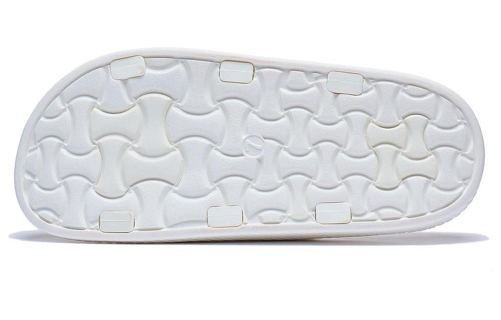 Women's Slippers Li-Ning Li Ning Clap Soft And Comfortable EVA Quiet Slide Slippers Women's White